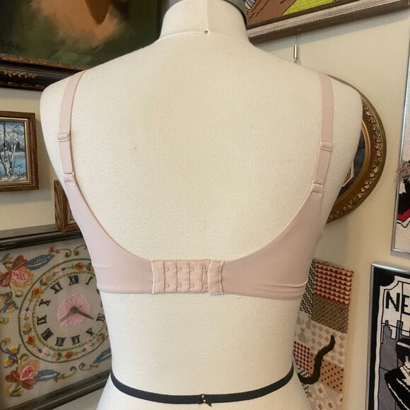 Chantelle Womens Lace Underwire Bra 34DDD Beige - Picture 3 of 5